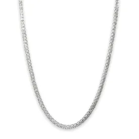 14K W Gold 18" 2.75cttw Diamond Miracle Set Necklace