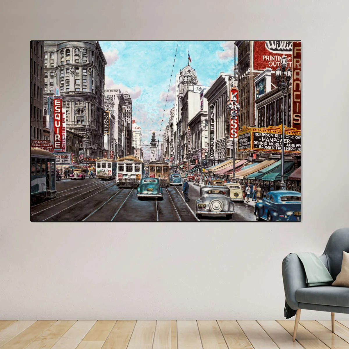 1941 Market St. San Francisco Wall Art