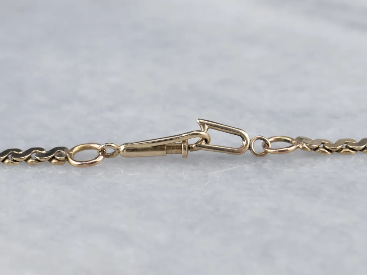 20 Inch Yellow Gold Serpentine Chain