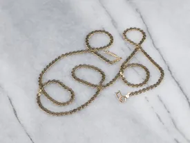 20 Inch Yellow Gold Serpentine Chain