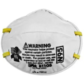 3M 8110S N95 Dust/Mist Respirator