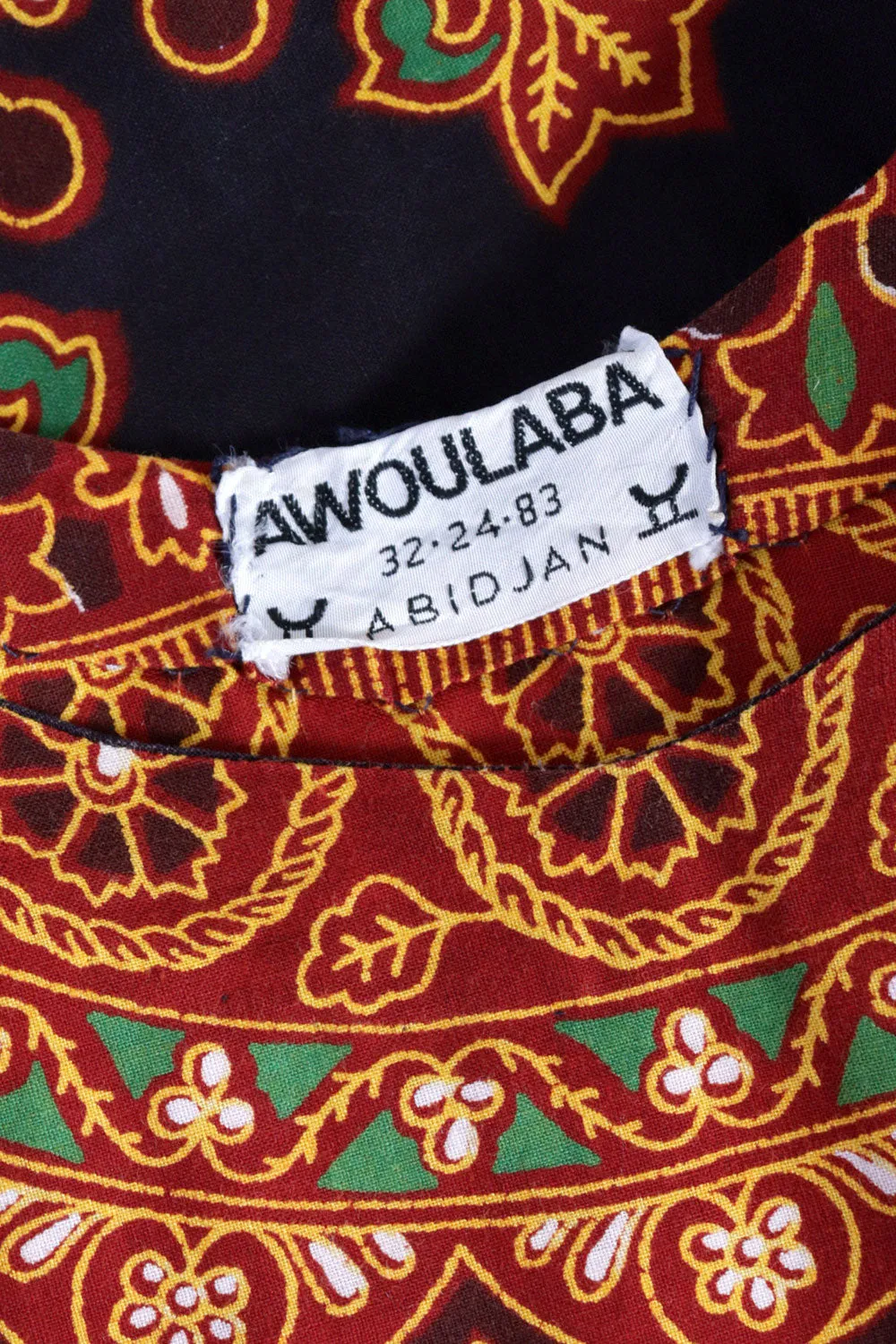 Abidjan Cotton Medallion Dress S