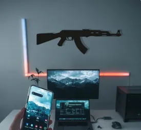 AK-47 Wood Wall Art