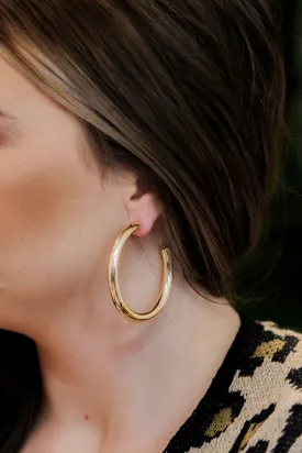 Alle Gold Hoop Earrings