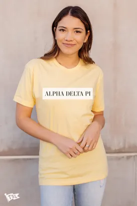 Alpha Delta Pi Vogue Tee