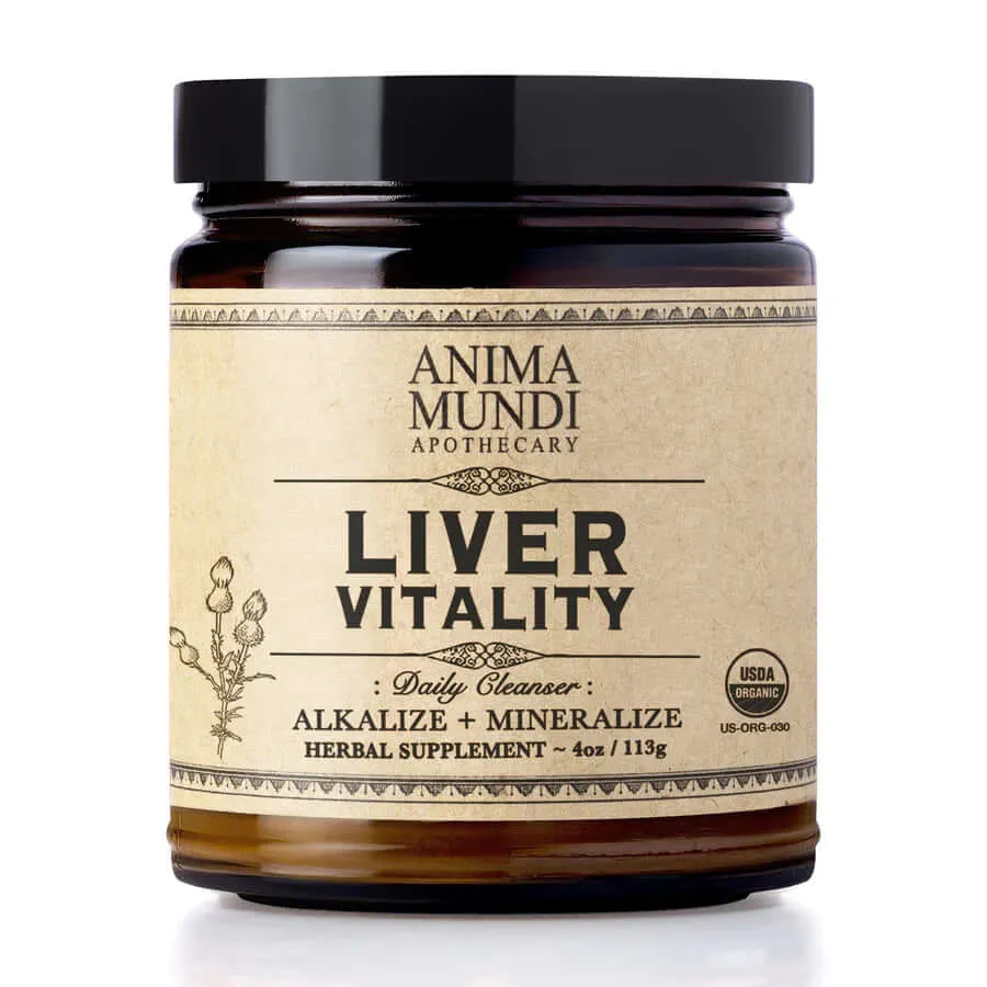 Anima Mundi LIVER VITALITY Organic Green Detox 4 oz