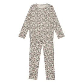 Antebies Winter Flowers Rib Pyjama