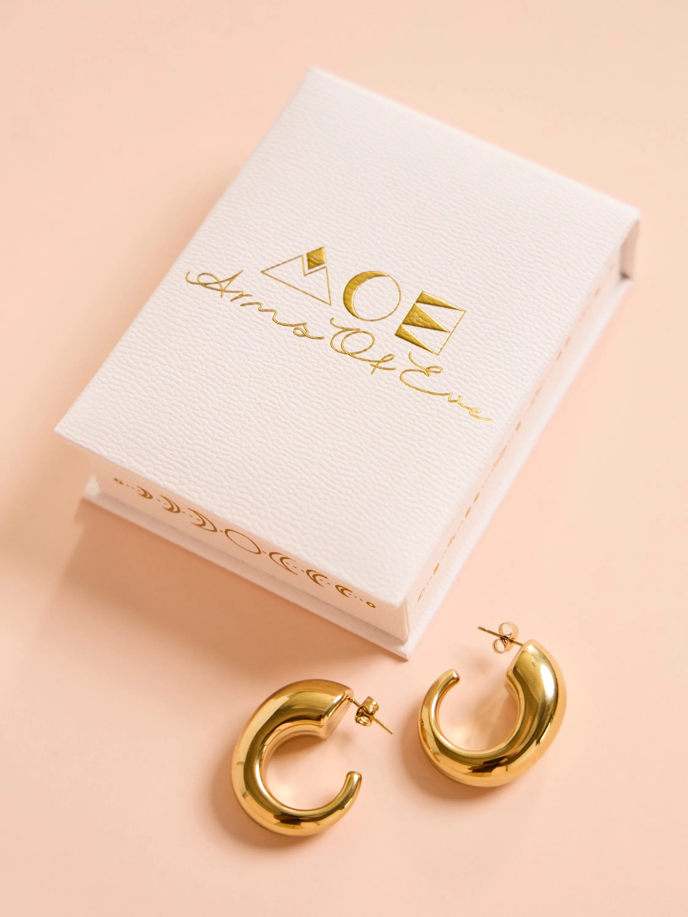Arms of Eve Sage Gold Earrings