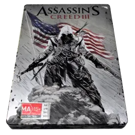 Assassin's Creed III XBOX 360 PAL *Complete* Steelbook (Pre-Owned)