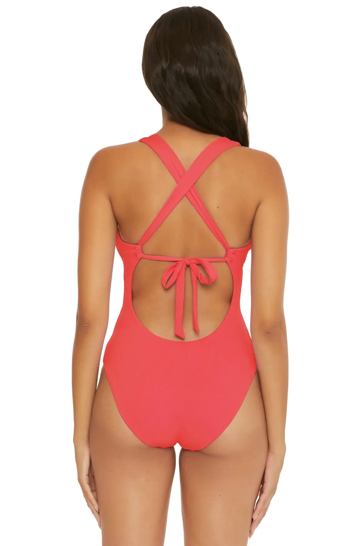 Becca By Rebecca Virtue Modern Edge Plunge One Piece