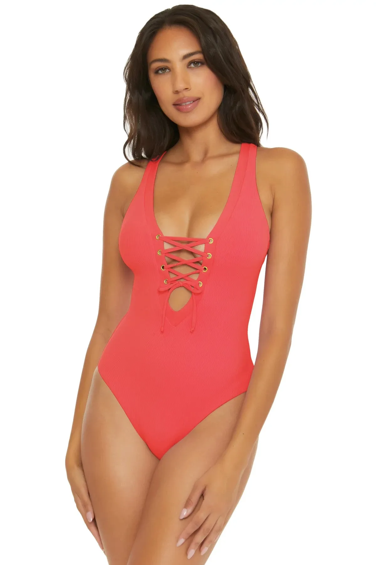 Becca By Rebecca Virtue Modern Edge Plunge One Piece