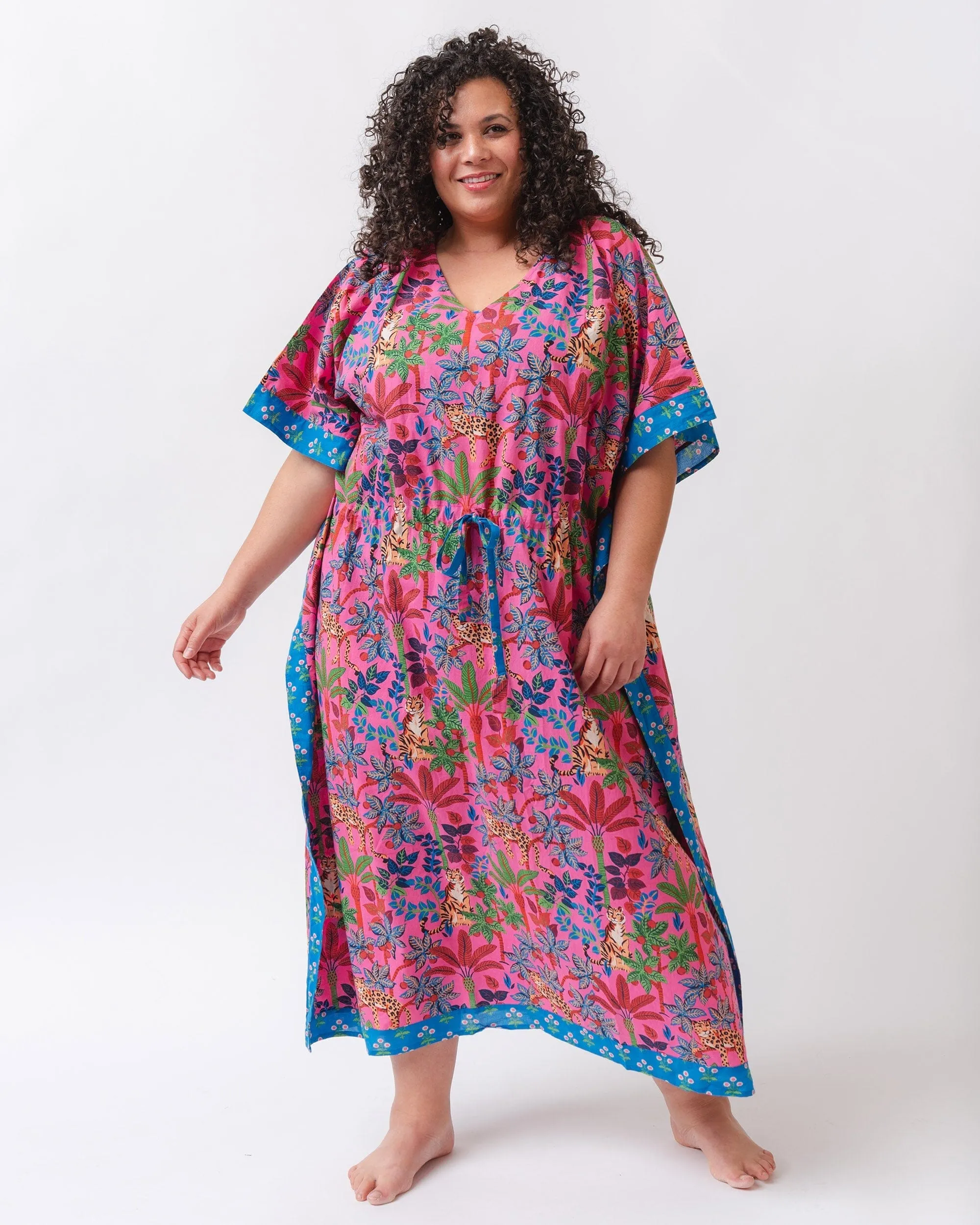 Big Cat Family Let's Cruise Caftan