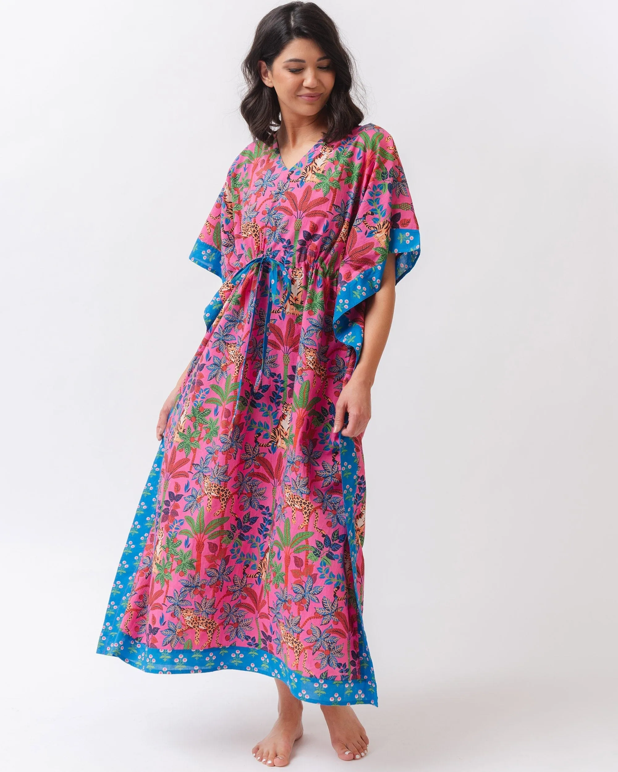 Big Cat Family Let's Cruise Caftan