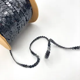 Black | Sequin Trim 1/4"