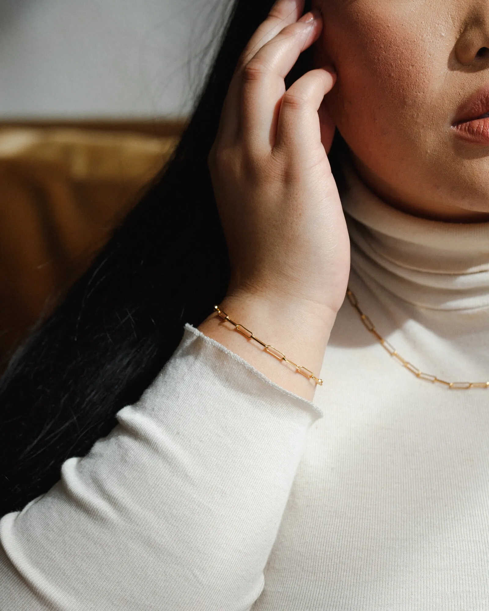 Bold Paperclip Chain Bracelet