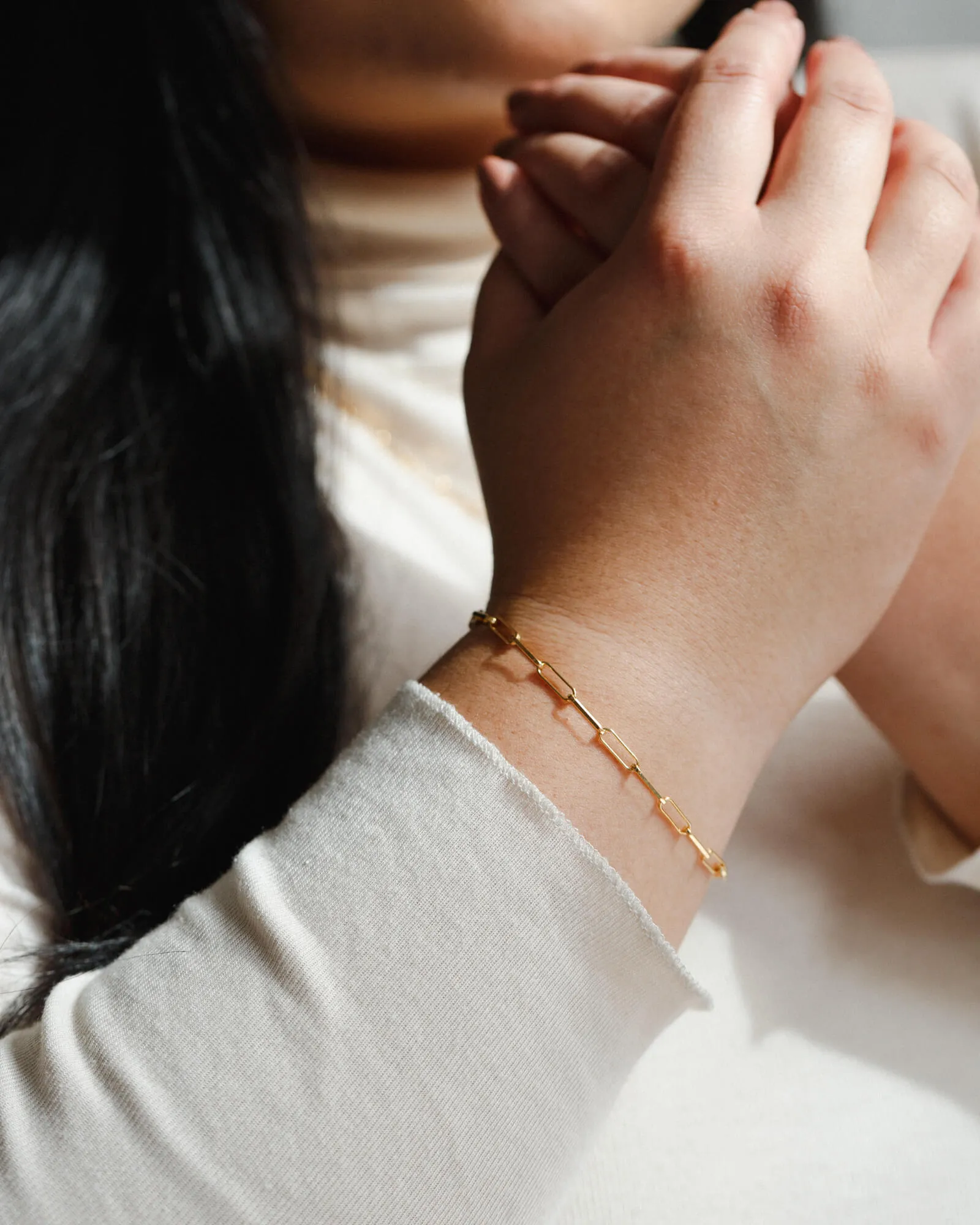 Bold Paperclip Chain Bracelet