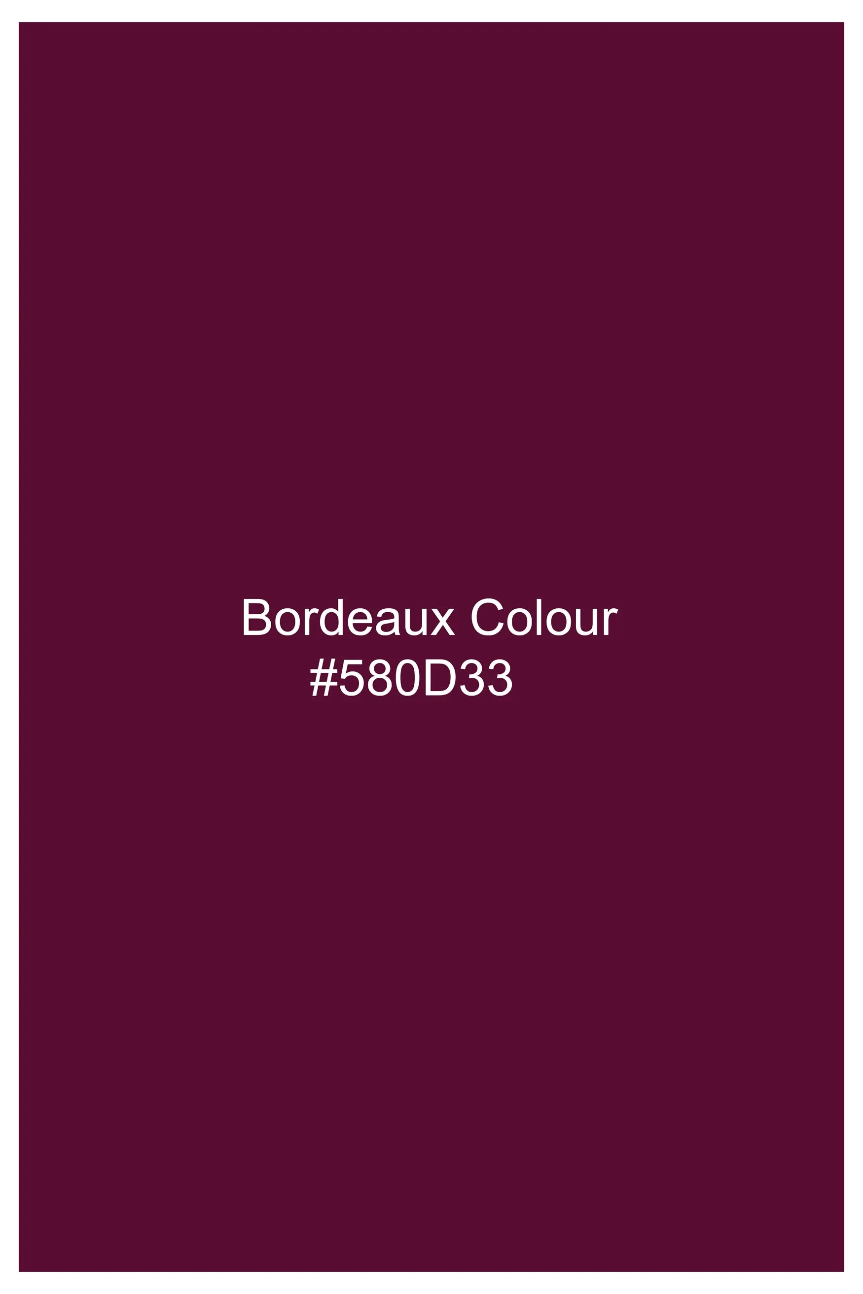Bordeaux Wine Viscose Embroidered With Tikki Work Designer Kurta