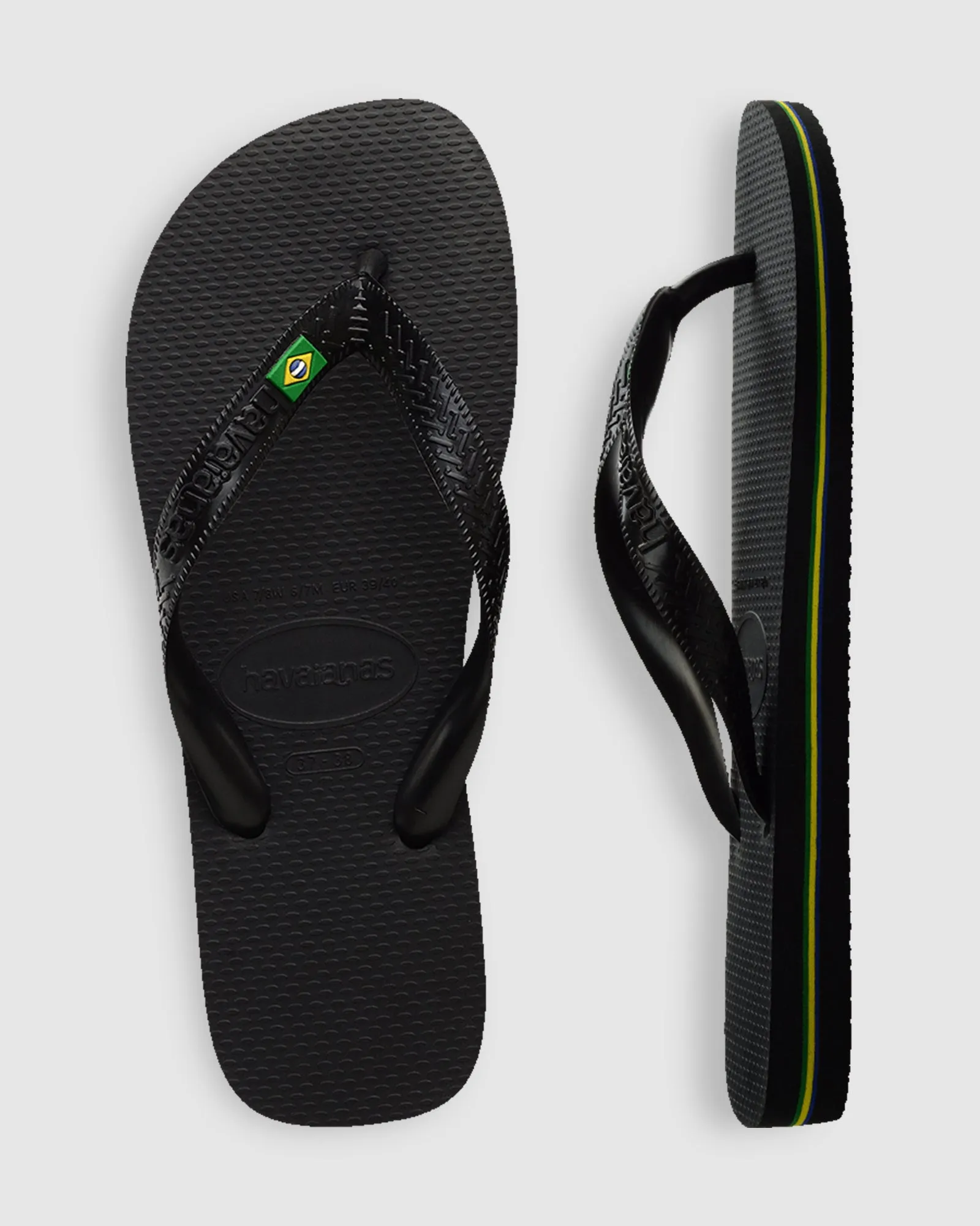 BRAZIL BLACK THONGS