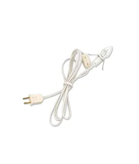 C7 Clear Bulb With White Cord