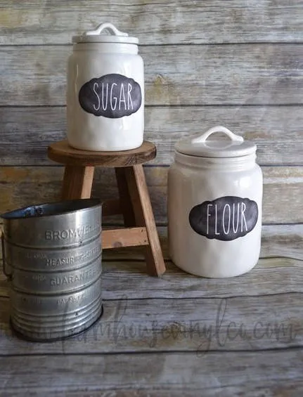 Chalkboard Farmhouse Pantry Labels