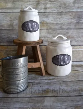 Chalkboard Farmhouse Pantry Labels