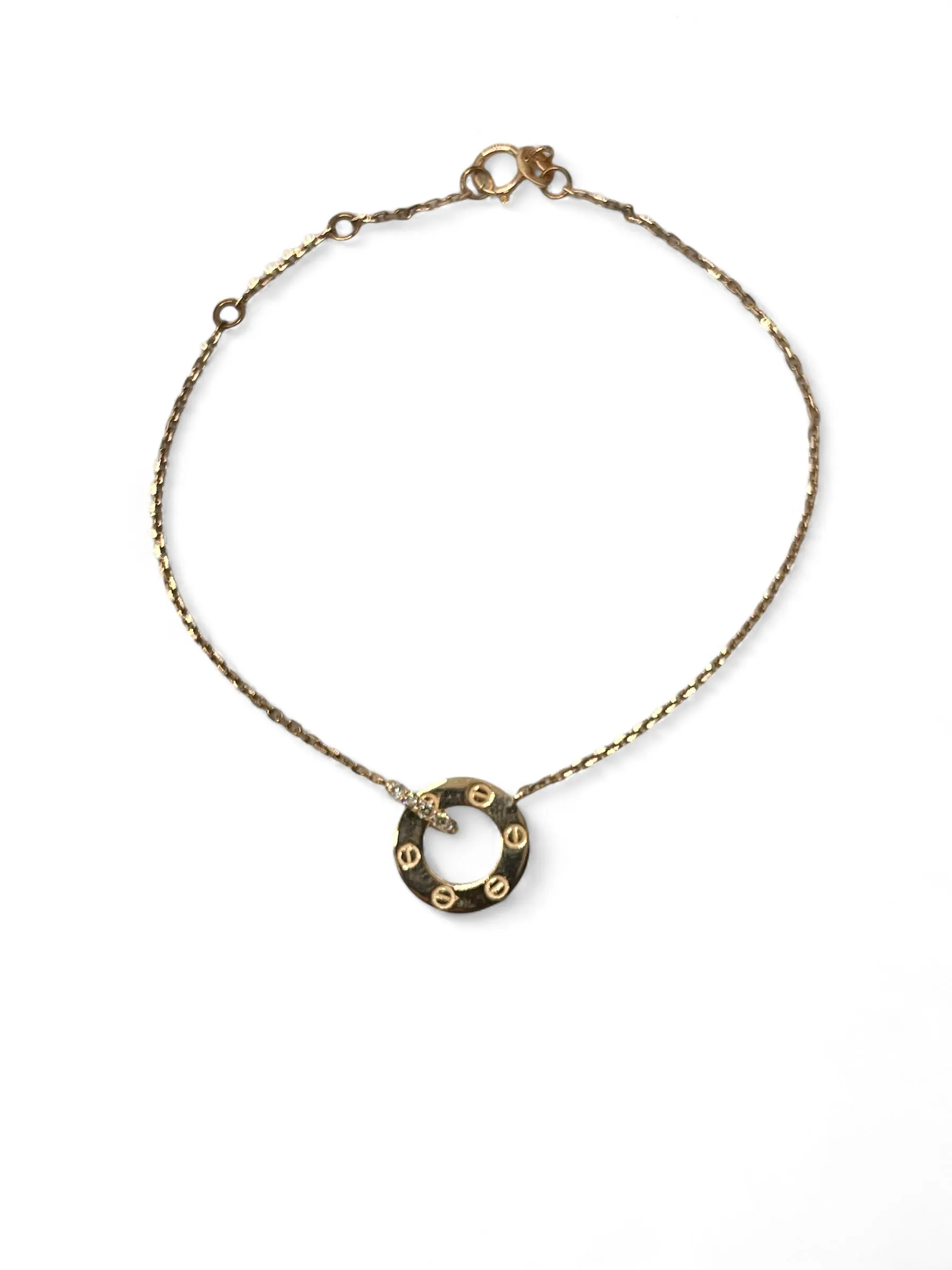 CHANNEL INSPIRED DIAMOND BRACELET