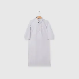 Collared Thobe - Grey