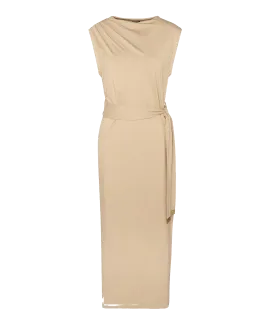 Courtney Midi Dress - Beige
