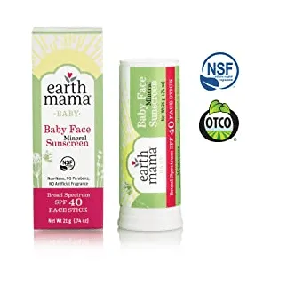 Earth Mama Organics - Baby Mineral Sunscreen Stick SPF40