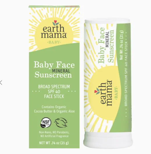Earth Mama Organics - Baby Mineral Sunscreen Stick SPF40