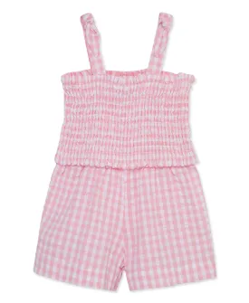 Gingham Woven Romper (12M-24M)