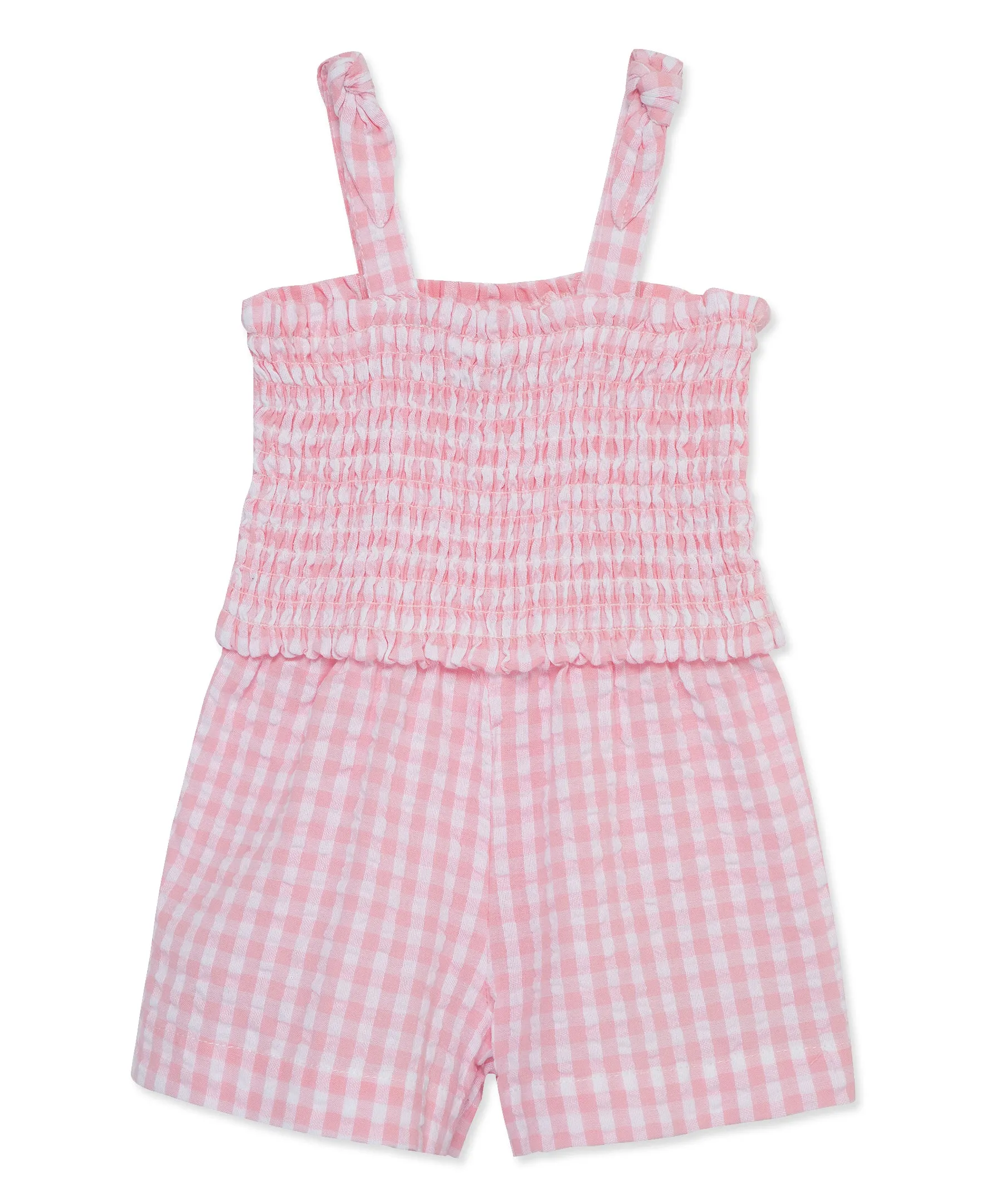 Gingham Woven Romper (12M-24M)