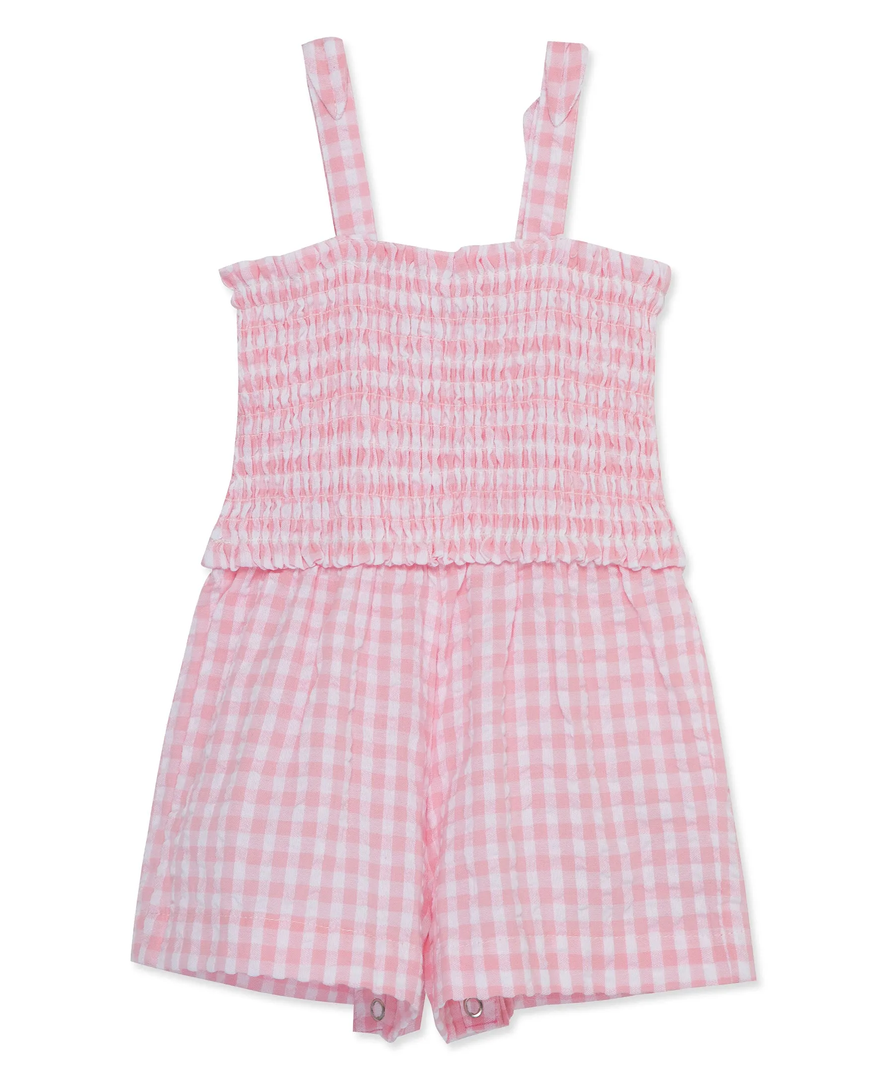 Gingham Woven Romper (12M-24M)
