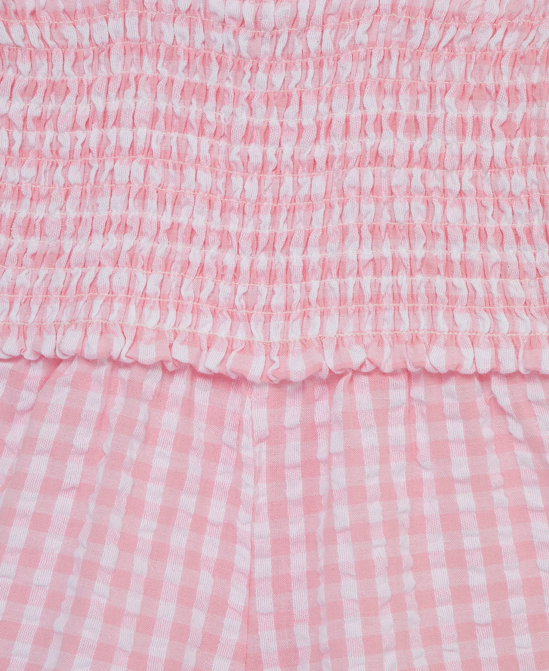 Gingham Woven Romper (12M-24M)