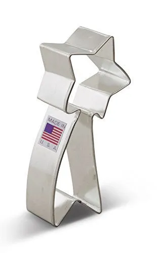 Graduation Cookie Cutter Set - 4 piece - Graduation Cap, Diploma, Star, Shooting Star - Ann Clark - Tin Plated Steel