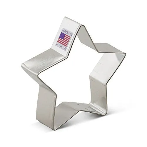 Graduation Cookie Cutter Set - 4 piece - Graduation Cap, Diploma, Star, Shooting Star - Ann Clark - Tin Plated Steel
