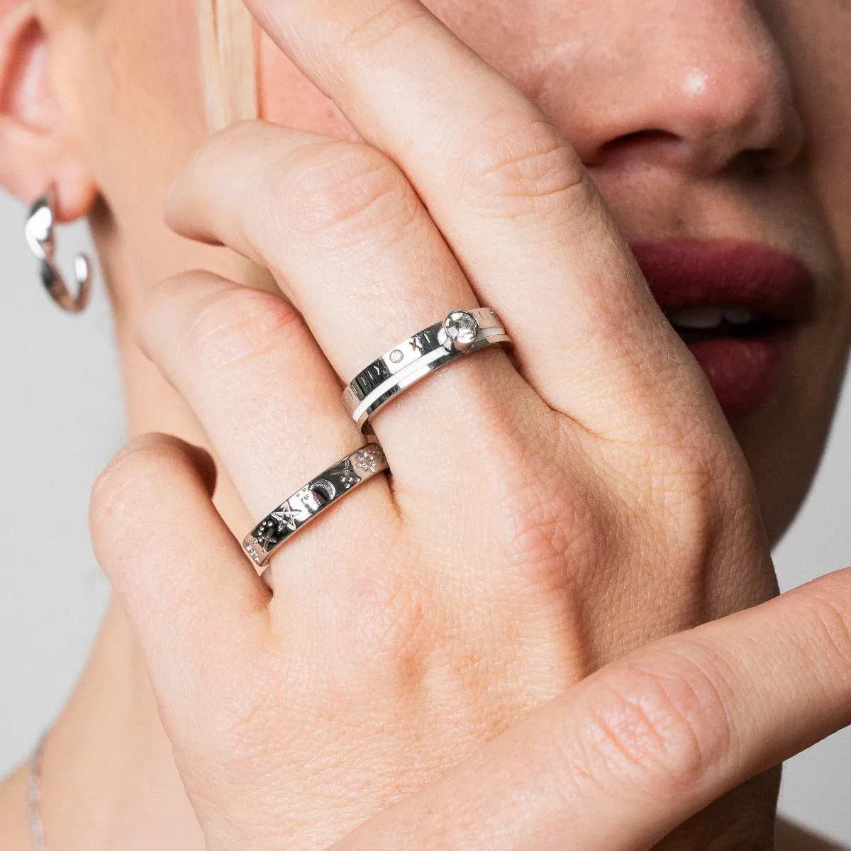 Ineos Stone Ring - Silver