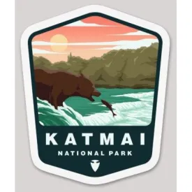 Katmai National Park Die Cut Sticker
