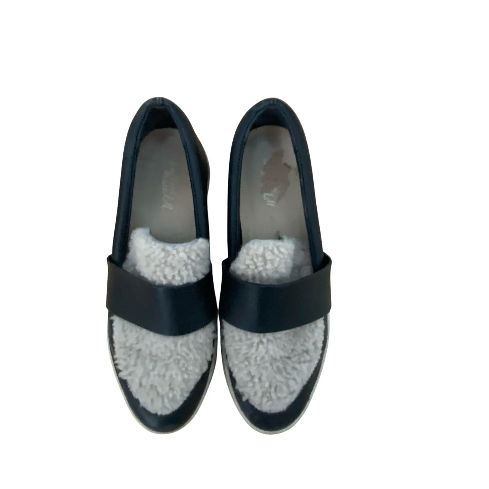 Loeffler Randall Shearling Slip Ons Size 7