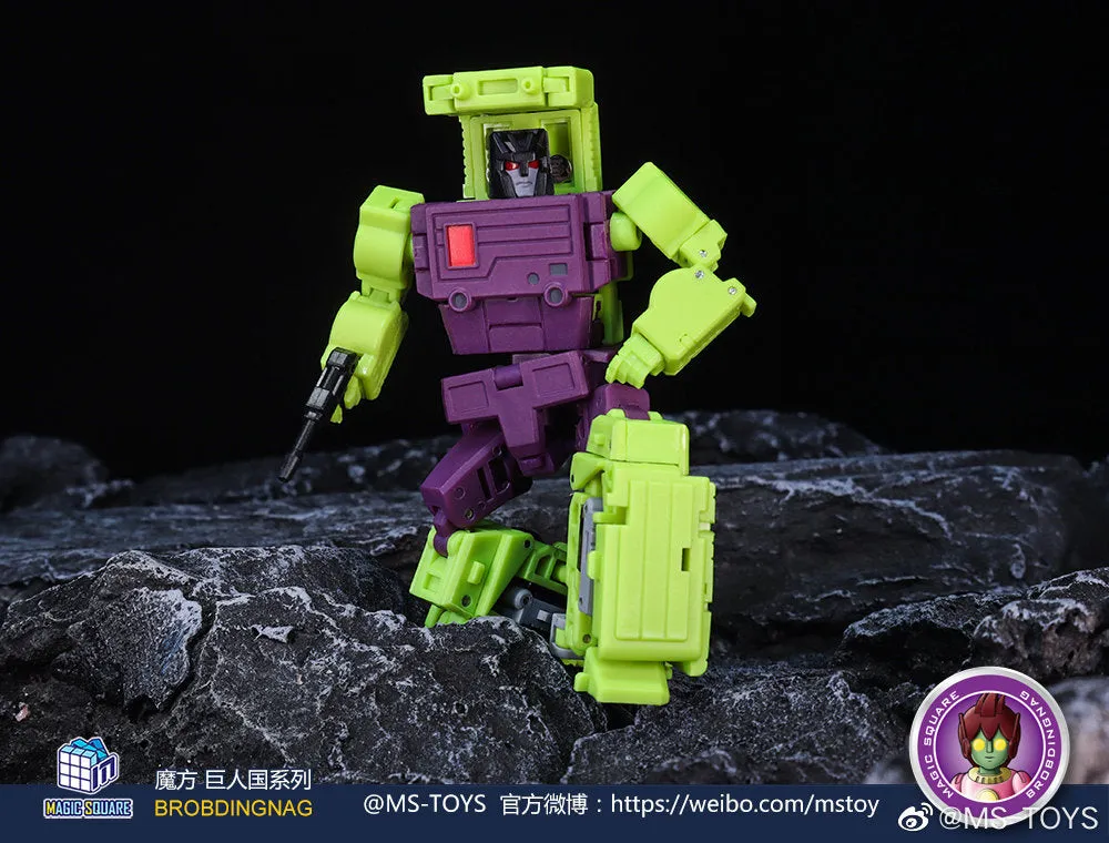 Magic Square MS Toys MS-B37 Shovel Master (Scrapper) & MS-B38 Roller Master (Mixmaster) Constructor Devastator Combiner Set A (2 in 1 set)