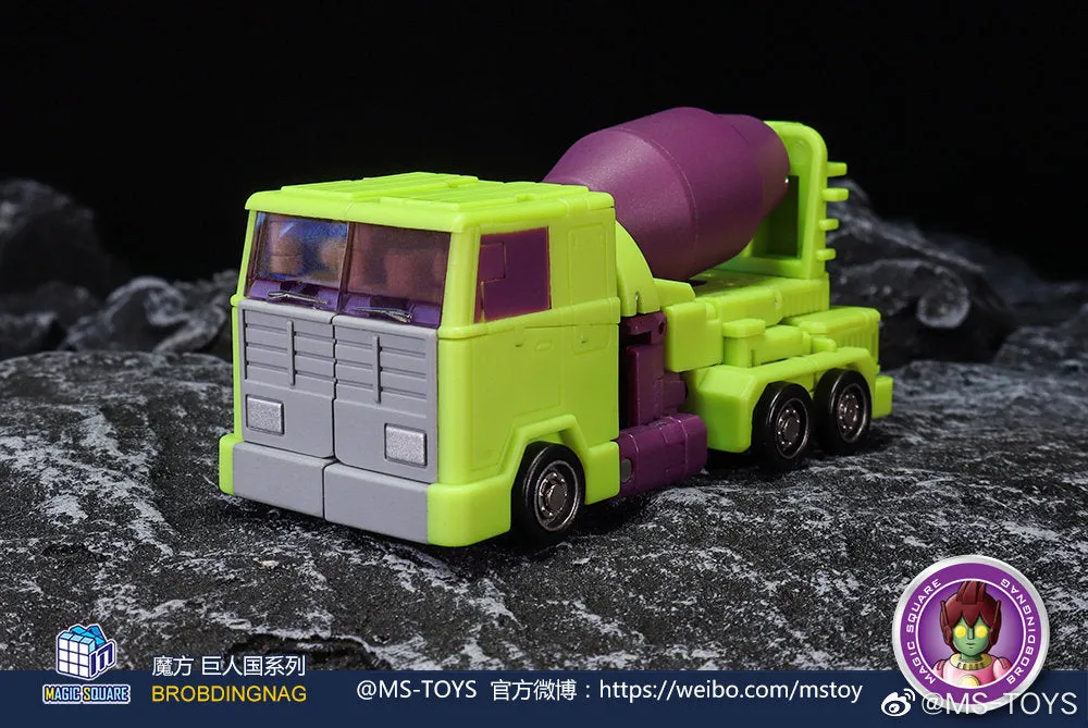 Magic Square MS Toys MS-B37 Shovel Master (Scrapper) & MS-B38 Roller Master (Mixmaster) Constructor Devastator Combiner Set A (2 in 1 set)
