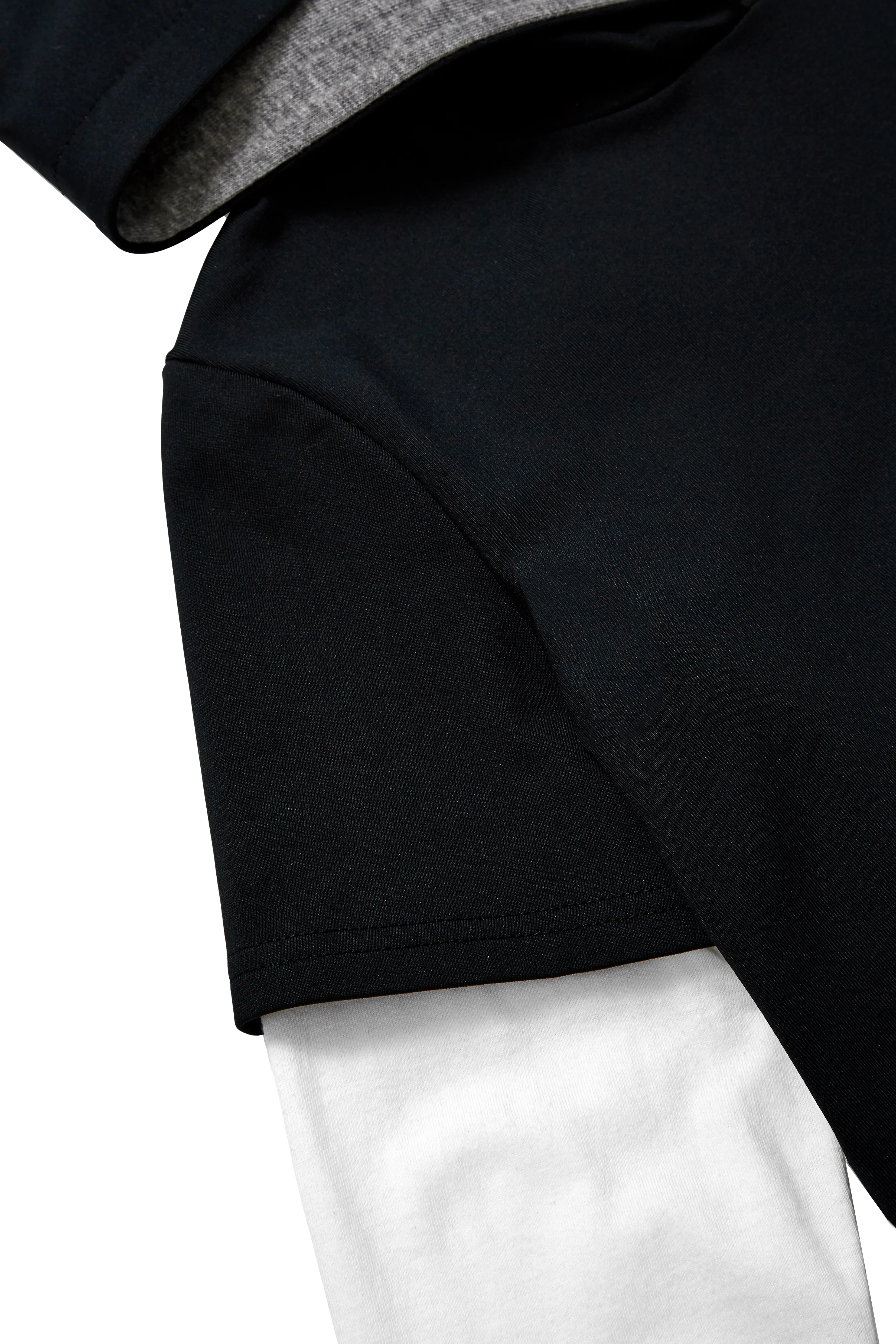 Oversized Layered Tech Hoodie