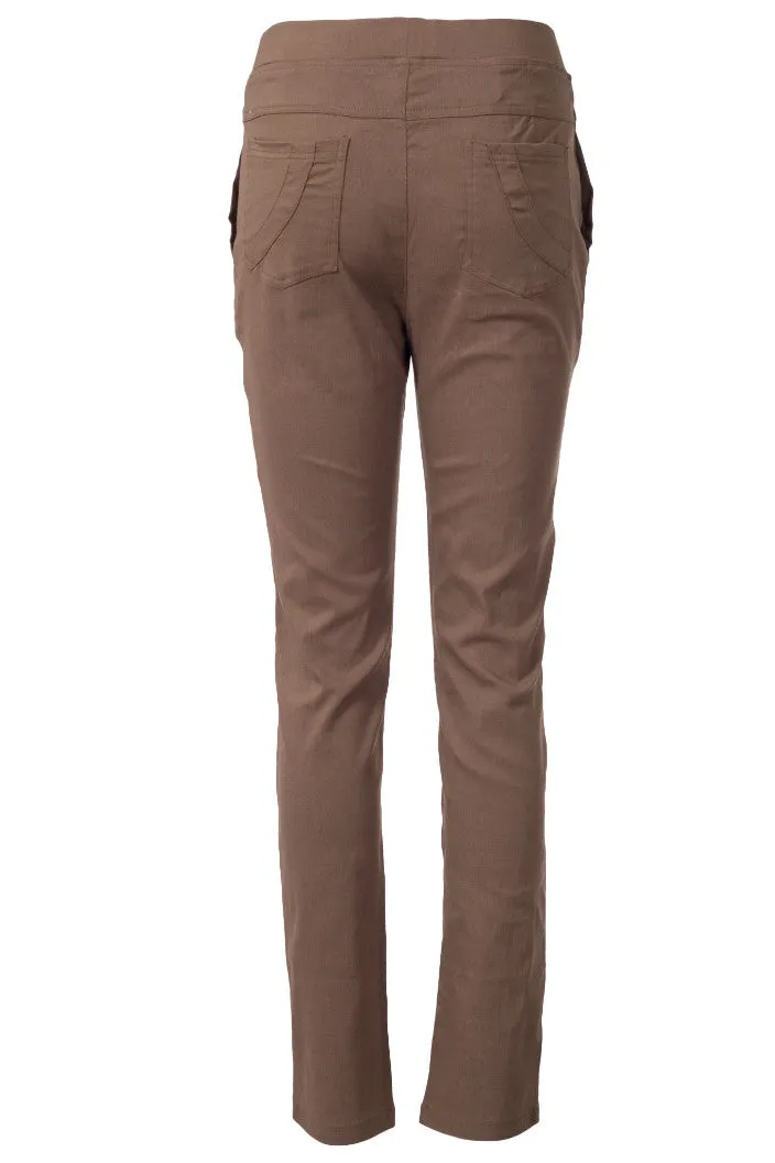 Pant without Zipper - Light Brown