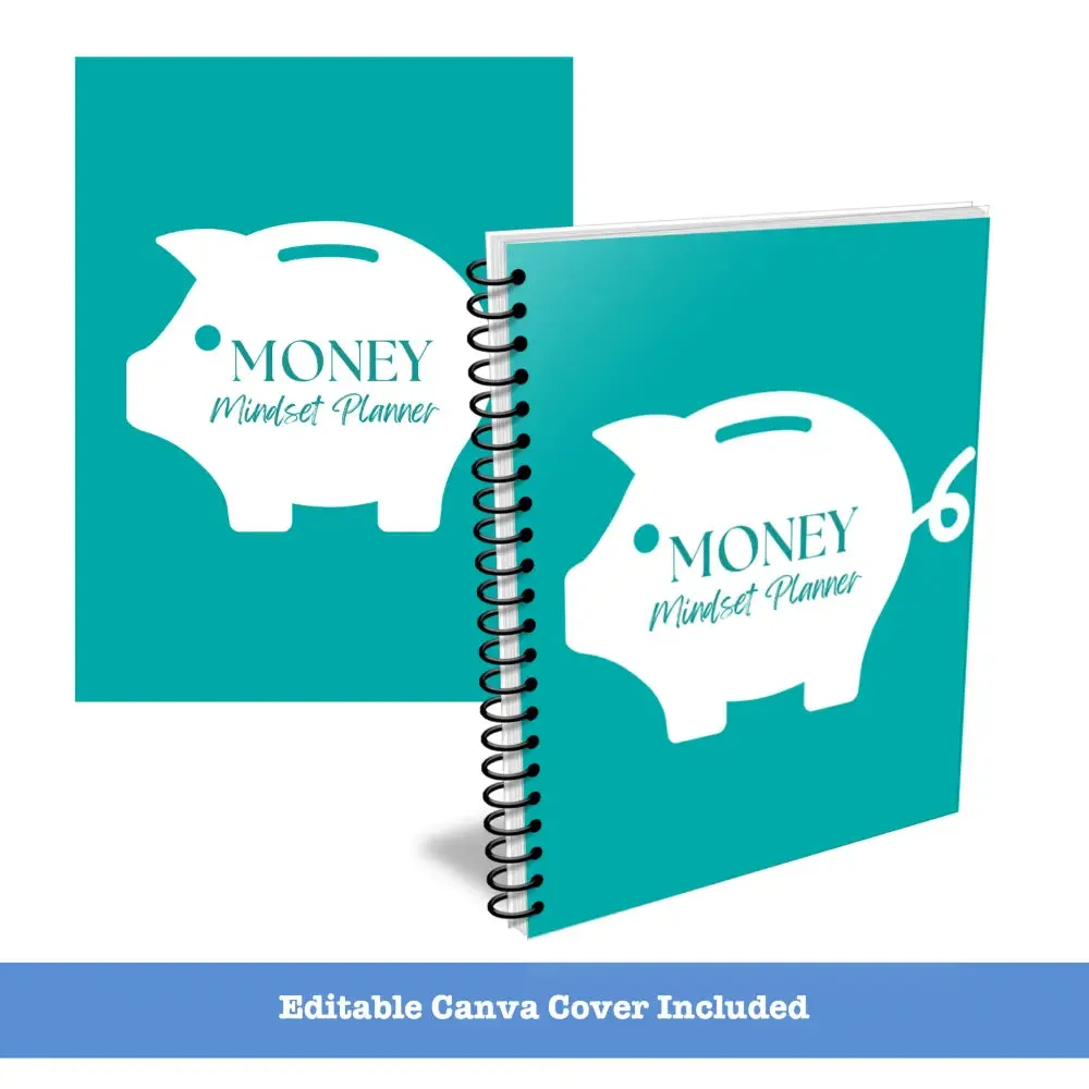 Premium Money Mindset Planner PLR - Canva Template Included