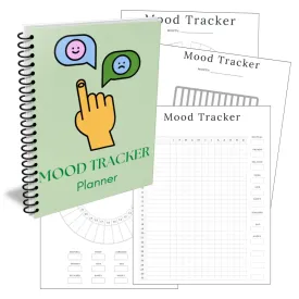 Premium Mood Tracking Planner - PLR with Canva Template