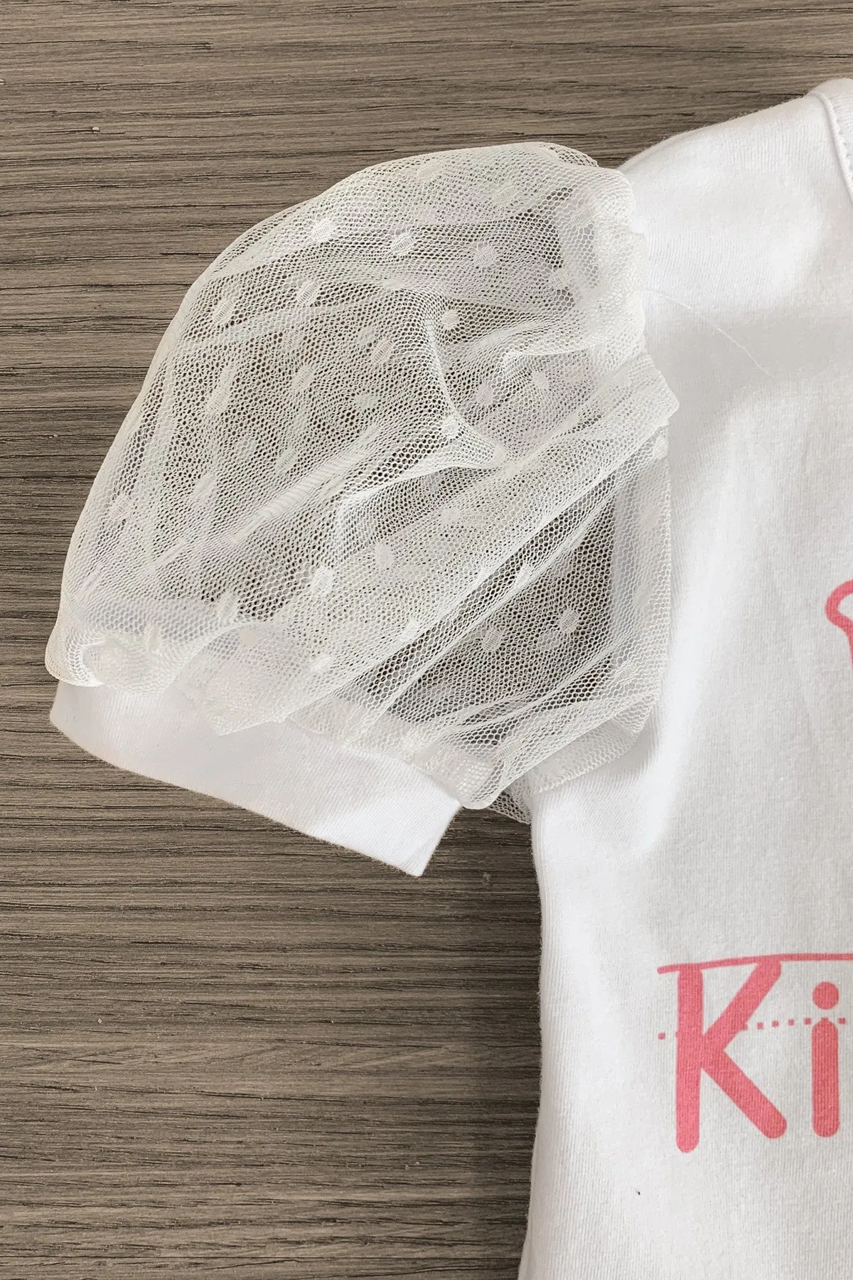 "K Is For Kindness" Pink Flannel Skirt Set