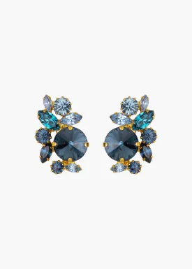 Roberta Earrings -- Sapphire