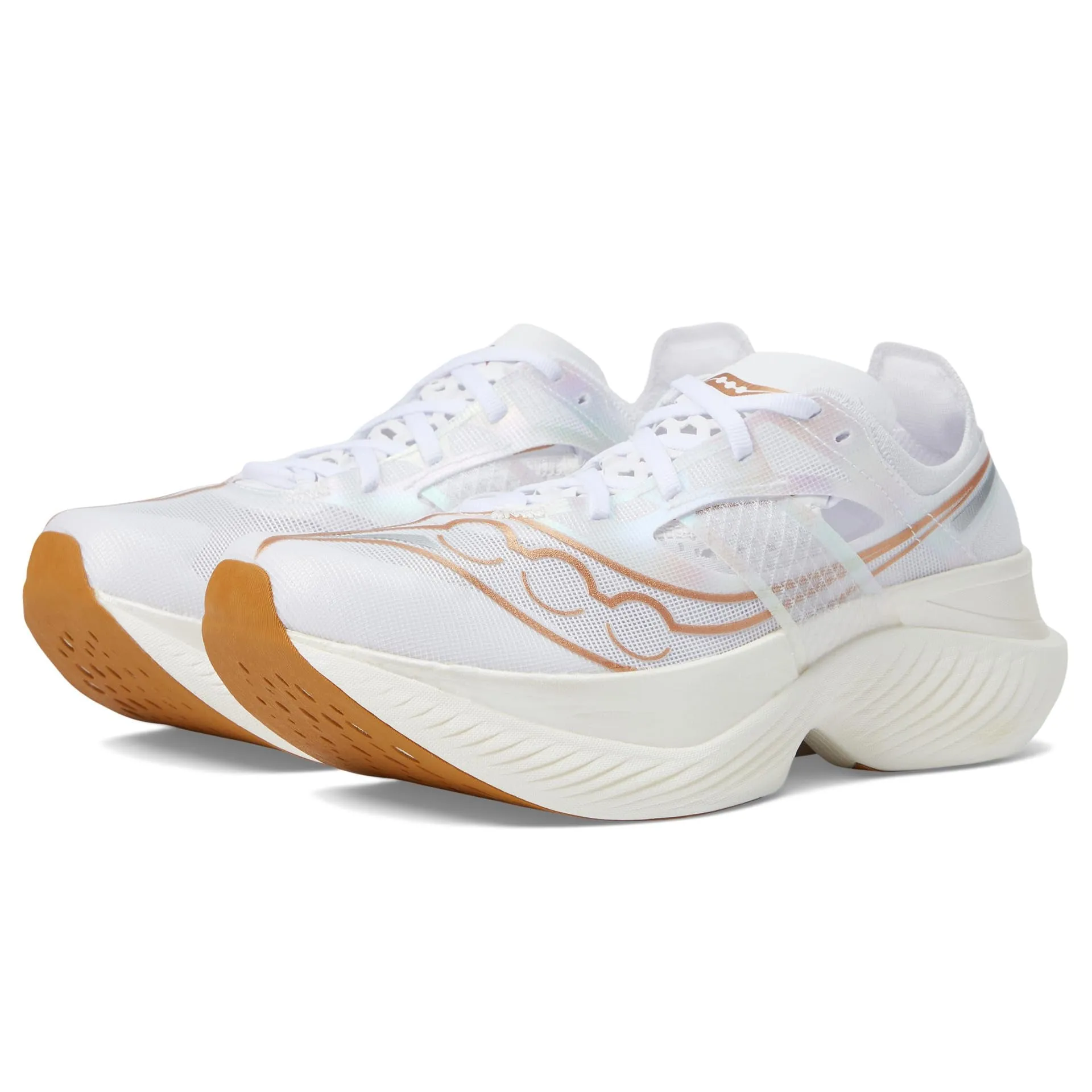 Saucony Women's Endorphin Elite (White/Gold)