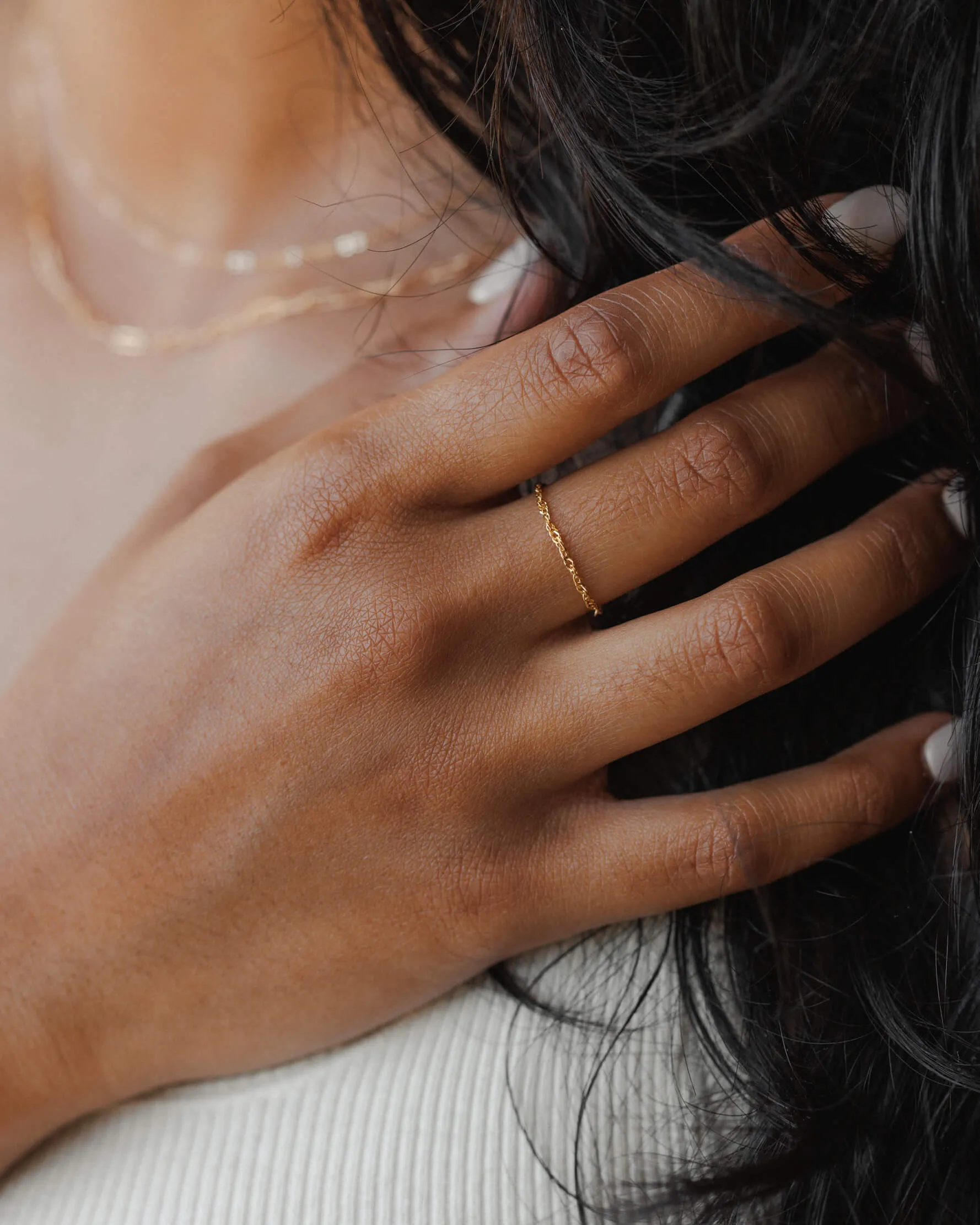 Shimmer Chain Ring