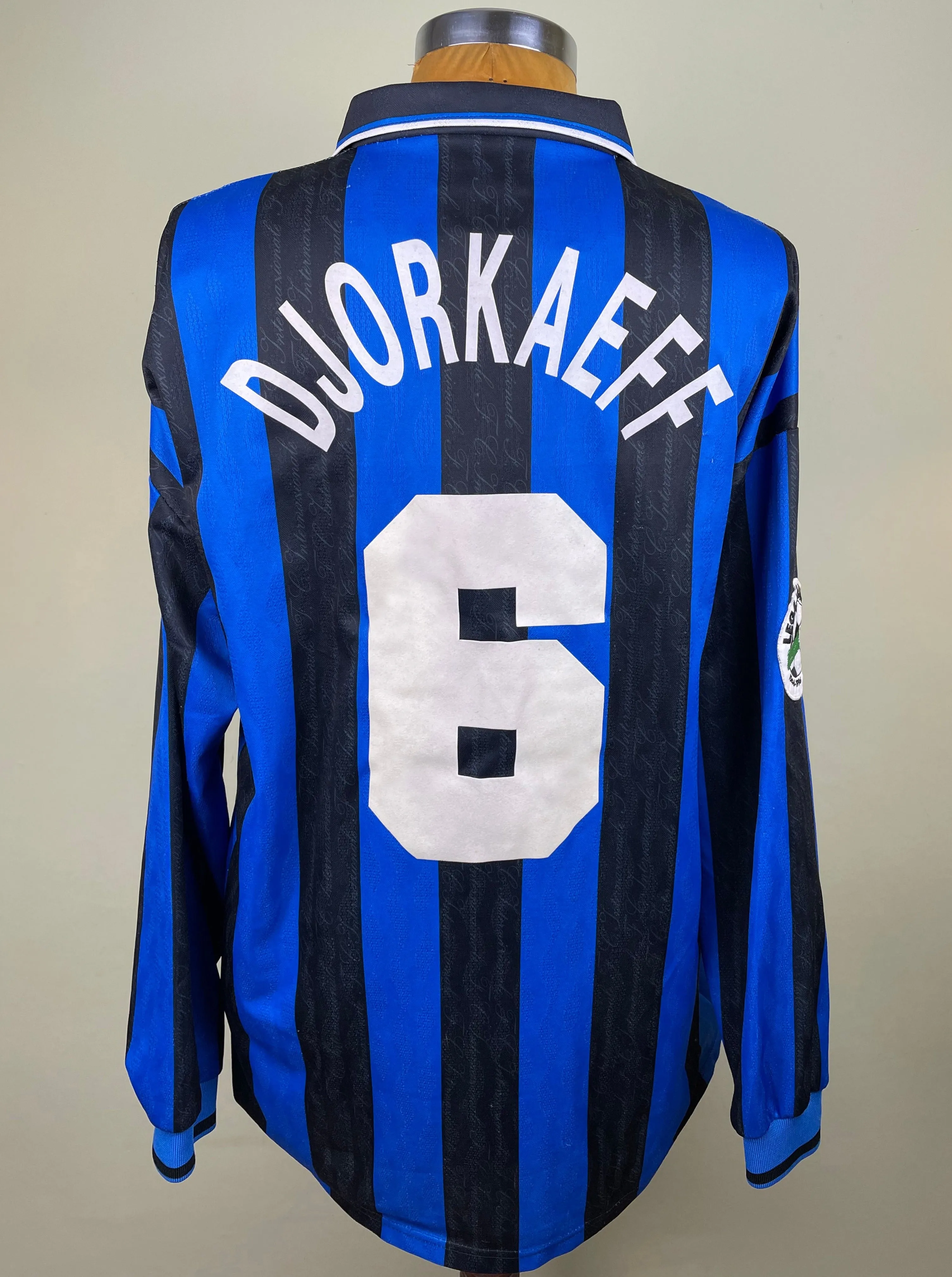 Shirt | Inter | 1996 | Youri Djorkaeff | vs Boavista | UEFA Cup
